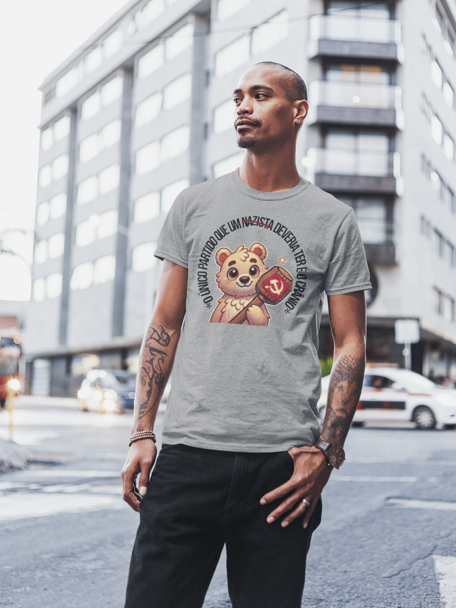 Nome do produto: T-shirt Tradicional crânio partido