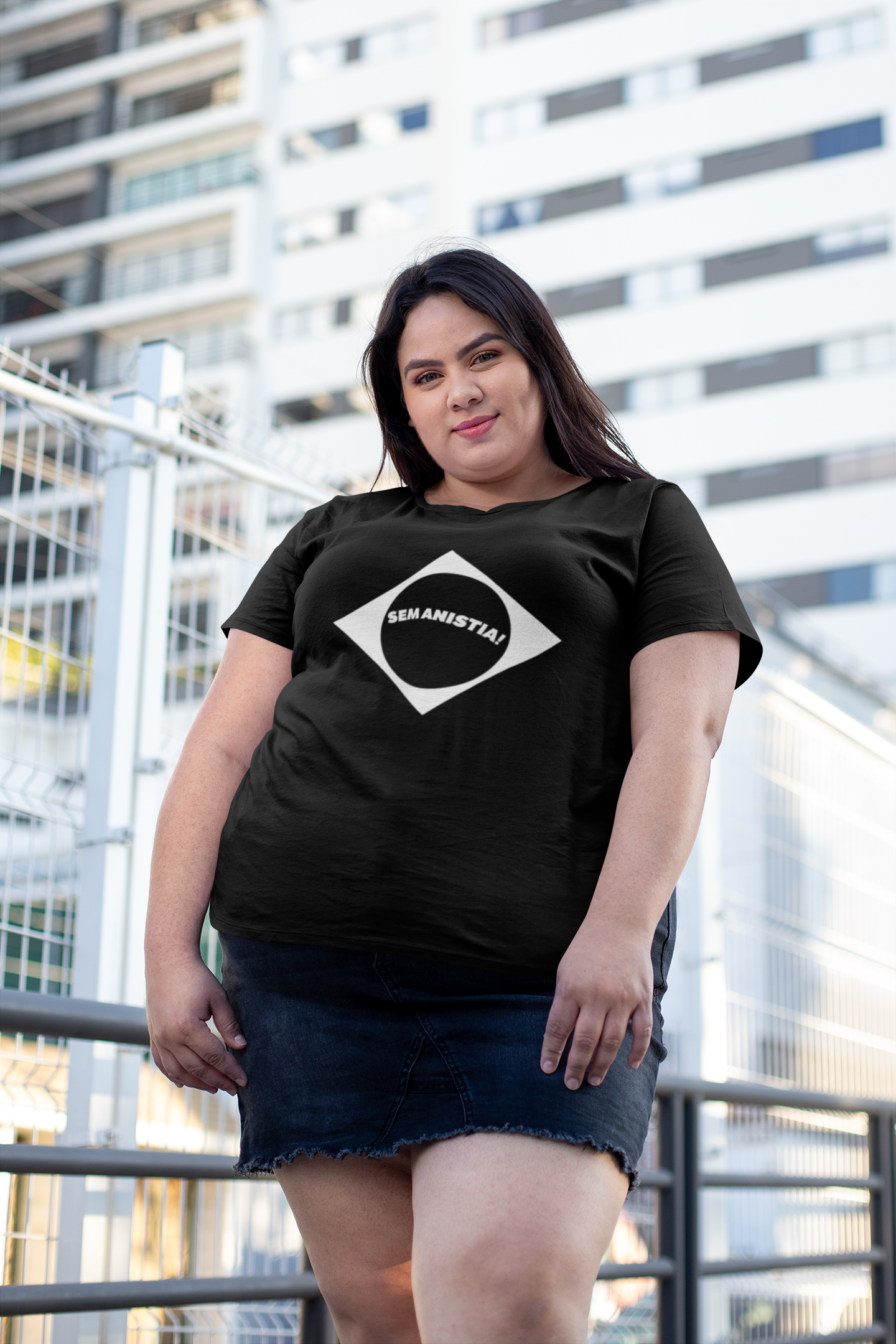 T-shirt Plus Size Sem Anistia!