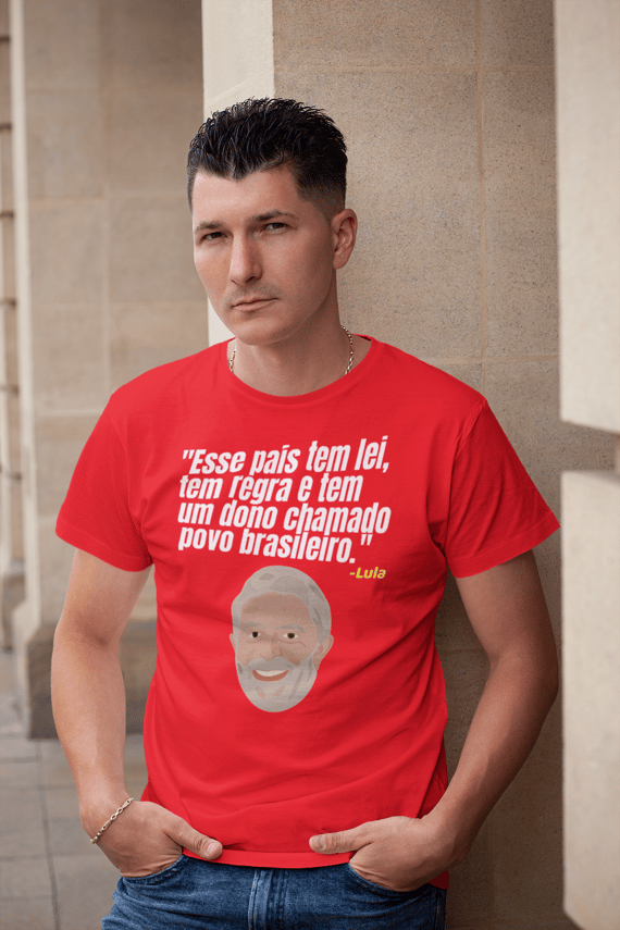 T-shirt Tradicional LULA: Brasil Soberano