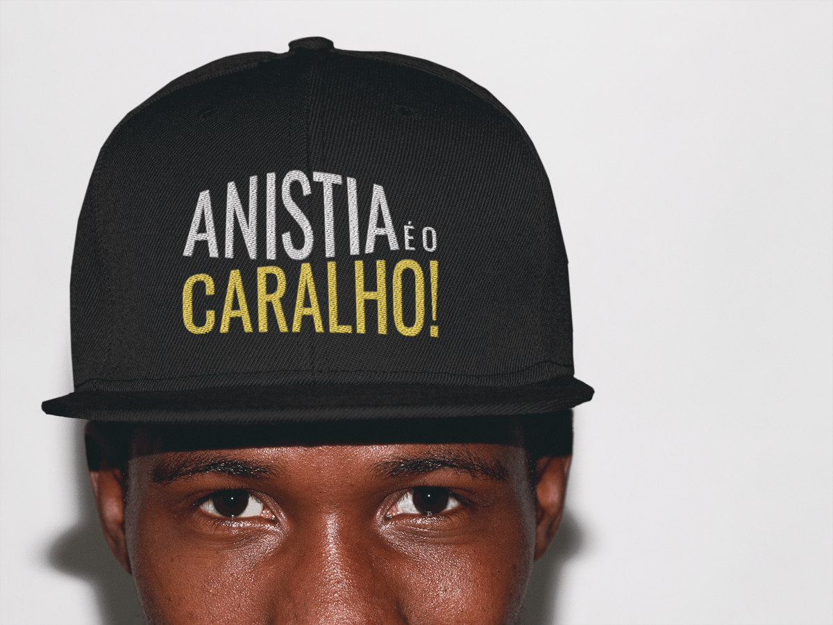 Nome do produto: Boné Anatômico Anistia é o C*ralho