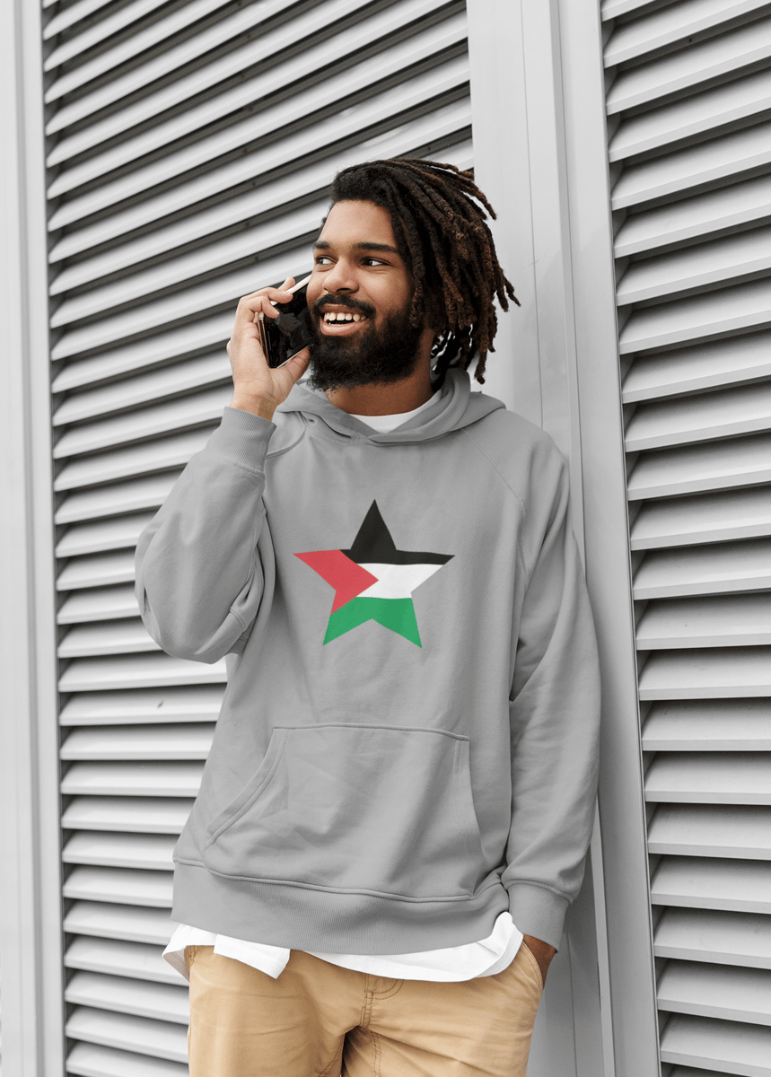 Nome do produto: Moletom UNISSEX Canguru Estrela Palestina