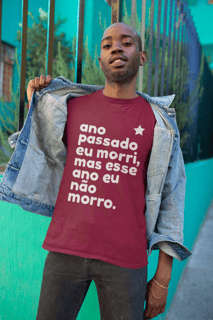 Nome do produto T-shirt  Tradicional ESSE ANO NÃO