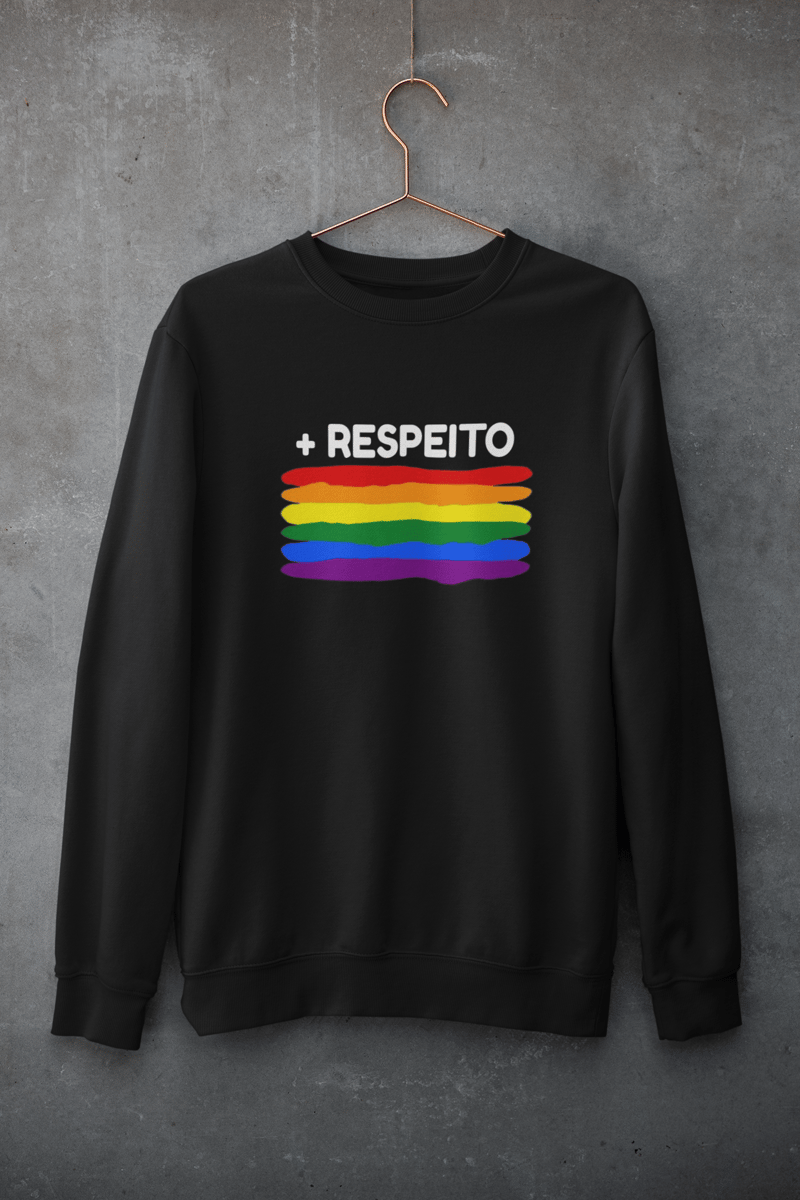 Nome do produto: Moletom UNISSEX +Respeito