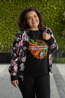 Nome do produto T-shirt Plus Size América Latina