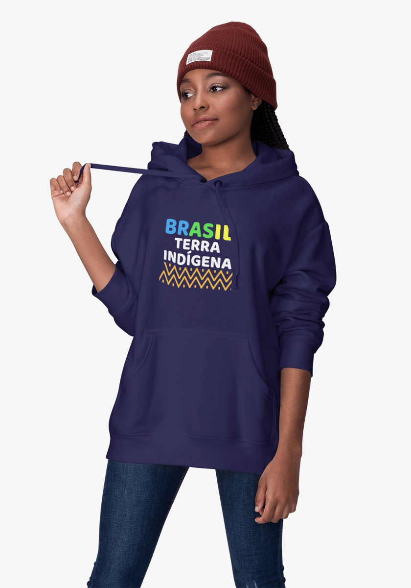 Nome do produto: Moletom Prime Brasil Indígena