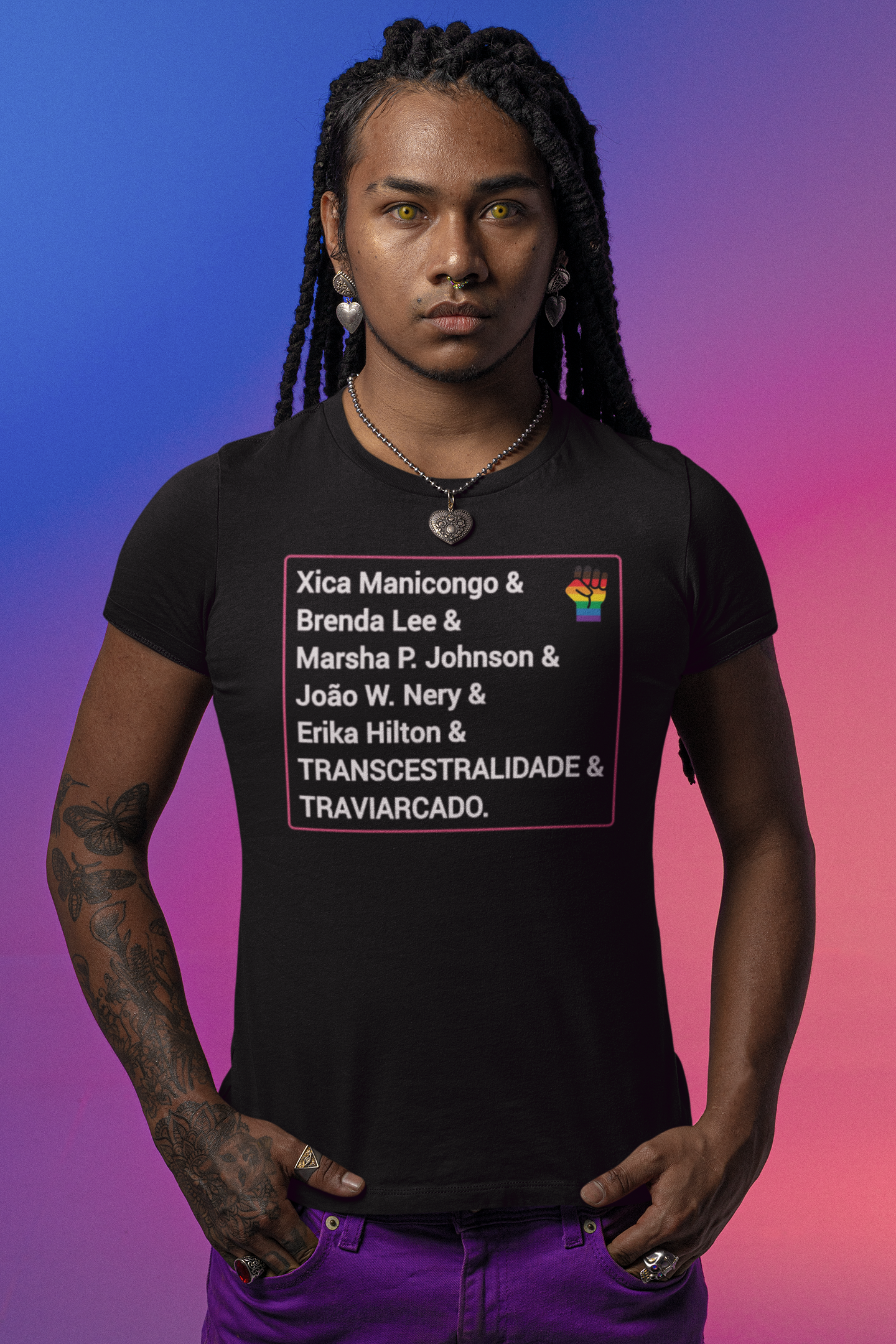 T-shirt Baby Look Transcestralidade