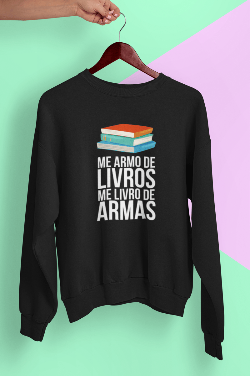 Nome do produto: Moletom UNISSEX Livros