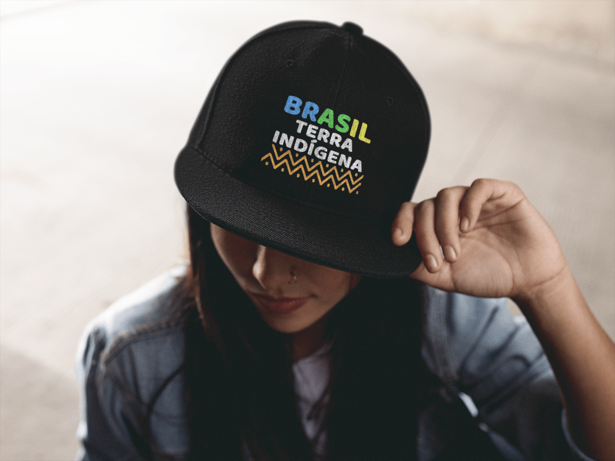 Nome do produto: Boné Anatômico Brasil Terra Indígena