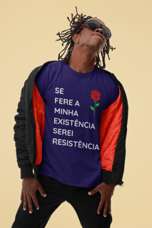 Nome do produto T-shirt Tradicional Serei Resistência