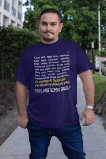 Nome do produto T-shirt Plus Size MEU PRESIDENTE