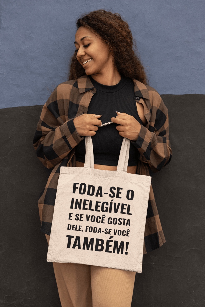 Nome do produto: Ecobag Foda-se - Inelegível