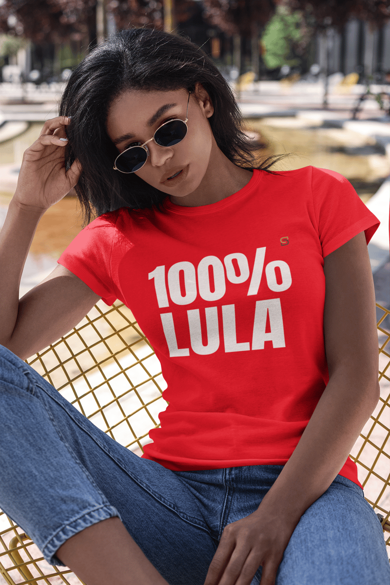 Nome do produto: T-shirt Baby Look 100 LULA