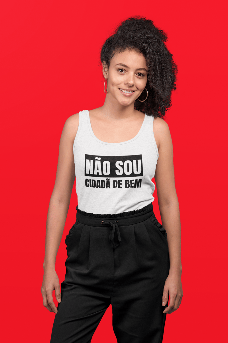Nome do produto: Regata UNISSEX NÃO SOU