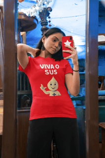 T-shirt Baby Look VIVA O SUS