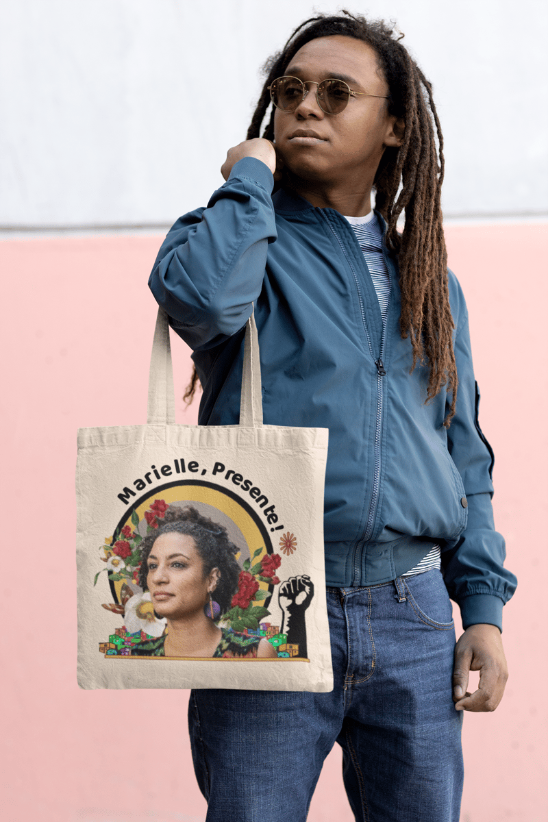 Nome do produto: Ecobag Marielle, Presente!
