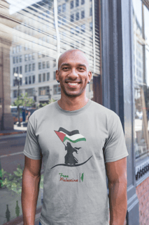 T-shirt Tradicional Free Palestine