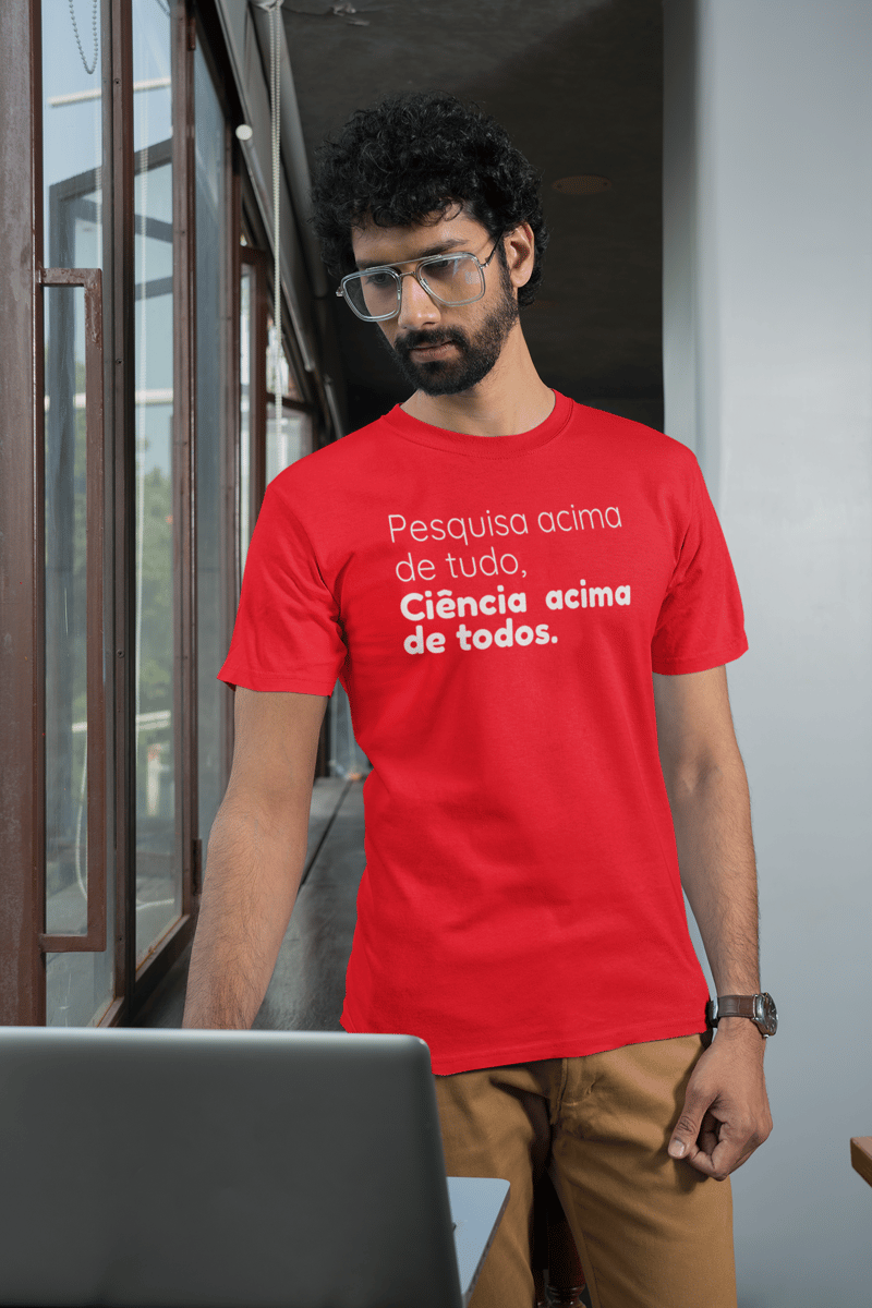 Nome do produto: T-shirt Tradicional Ciência