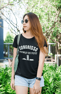 Nome do produto T-shirt Tradicional CONGRESSO INIMIGO