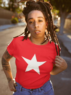 Nome do produto T-shirt Baby Look Estrela