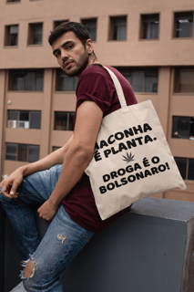 Ecobag Droga é o Bolsonaro