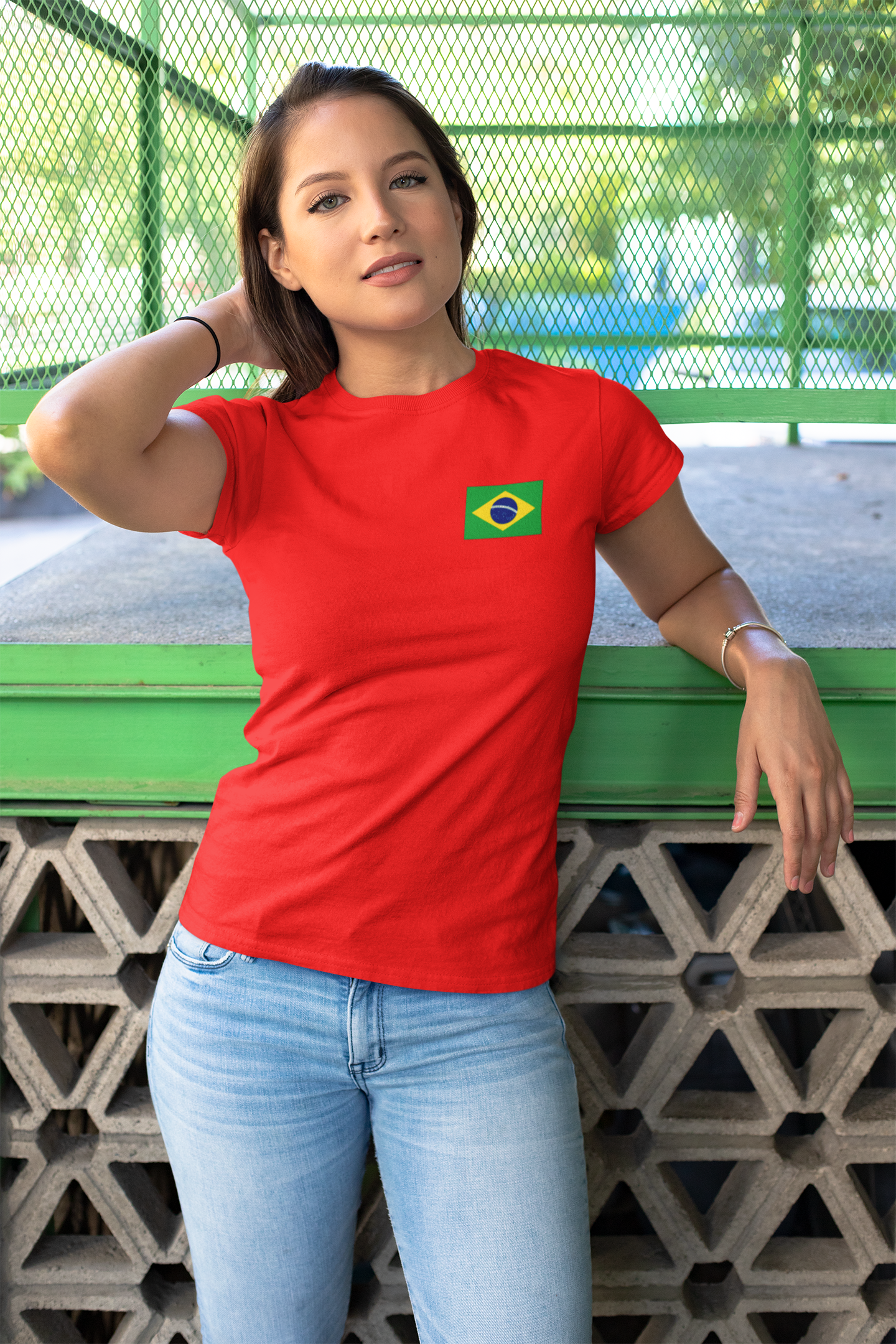 T-shirt Baby Look BRASIL