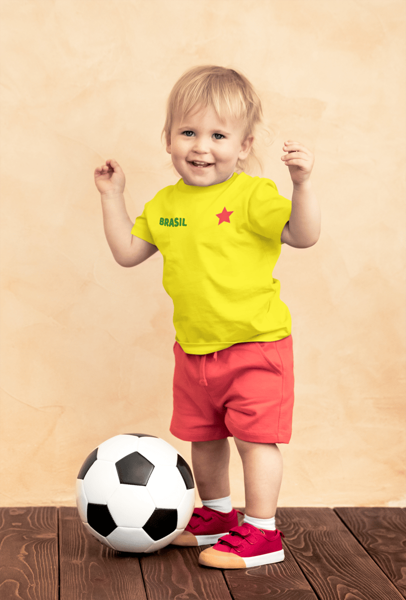 Nome do produto: T-shirt Infantil Classic BRASIL