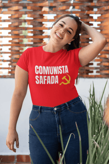 Nome do produto T-shirt Baby Look COMUNISTA SAFADA