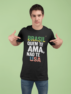 Nome do produto T-shirt Tradicional BRASIL QUEM TE AMA