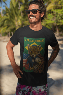 Nome do produto T-shirt Tradicional ONÇA PINTADA