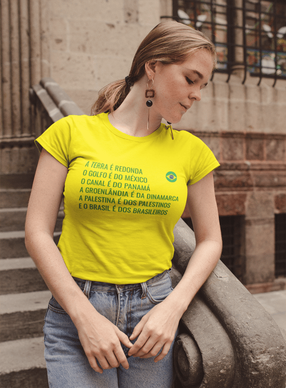 T-shirt Baby Look BRASIL