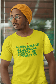 T-shirt Tradicional NUNCA SE ENDIREITA