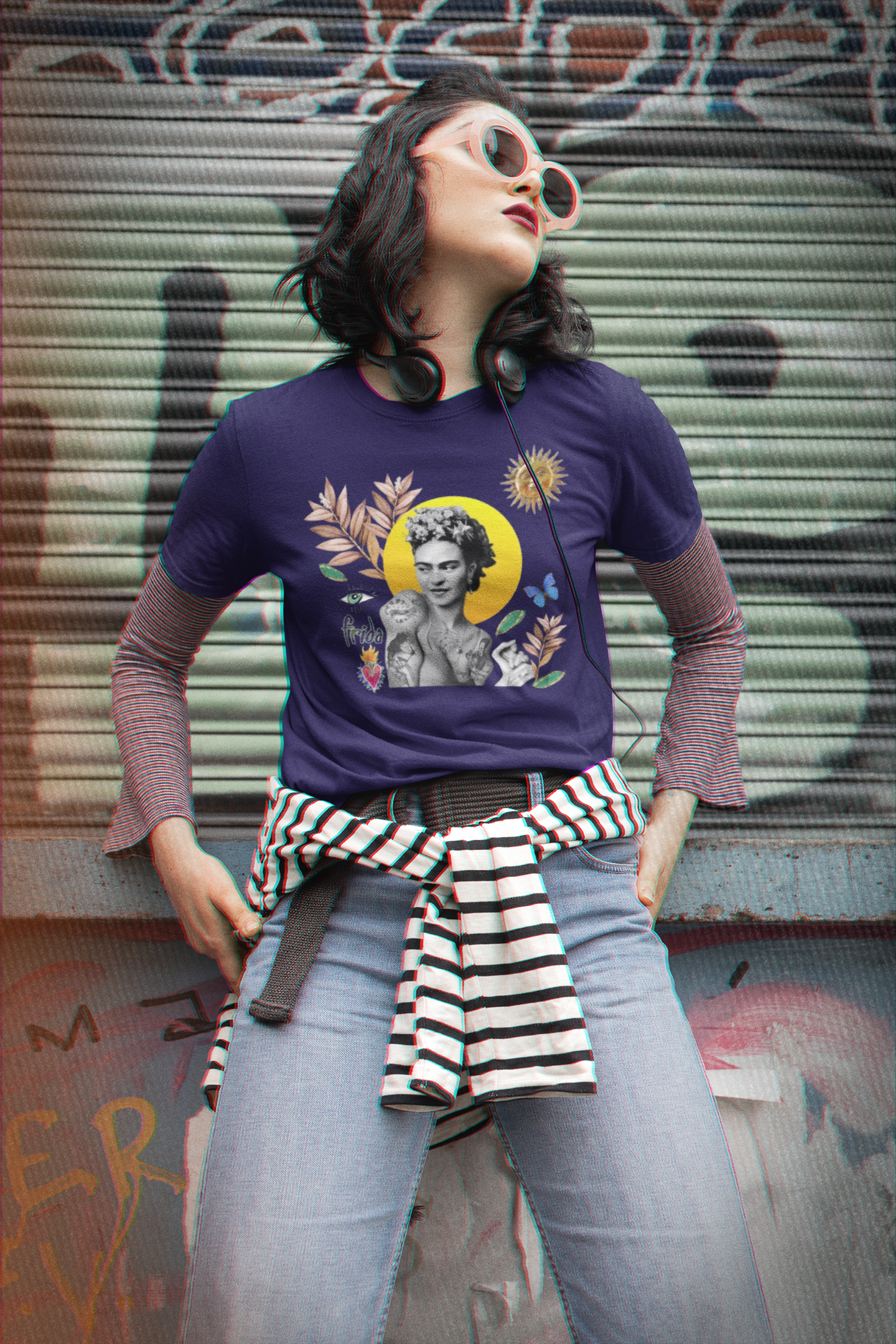 T-shirt Baby Look Frida Kahlo