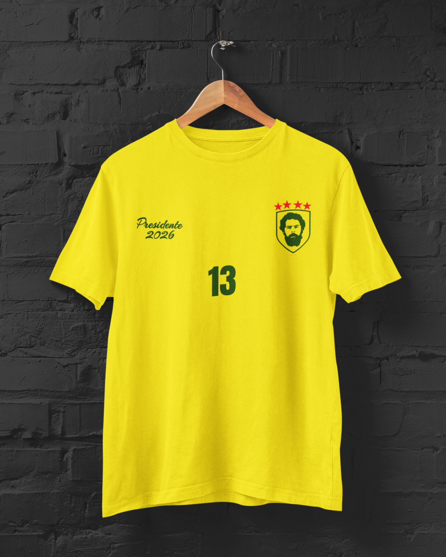 Nome do produto: T-shirt Tradicional BRASIL LULA TETRA
