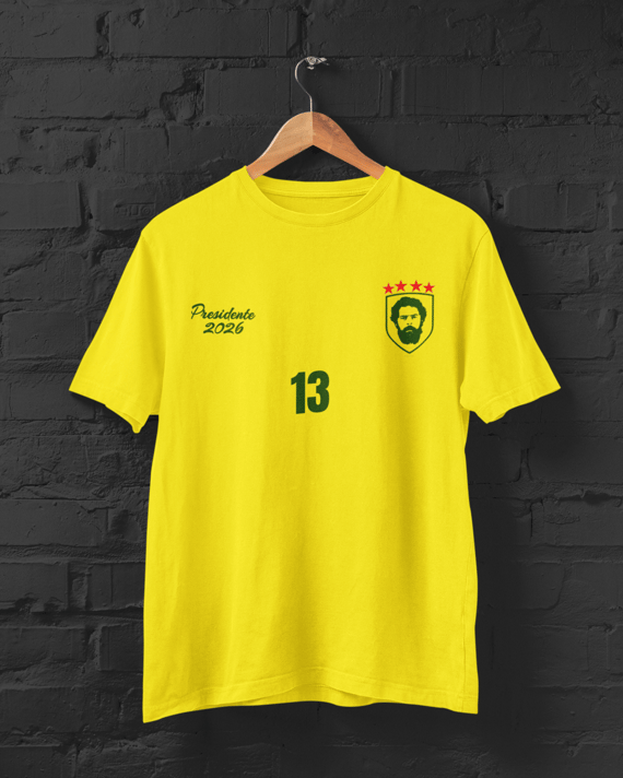 T-shirt Tradicional BRASIL LULA TETRA