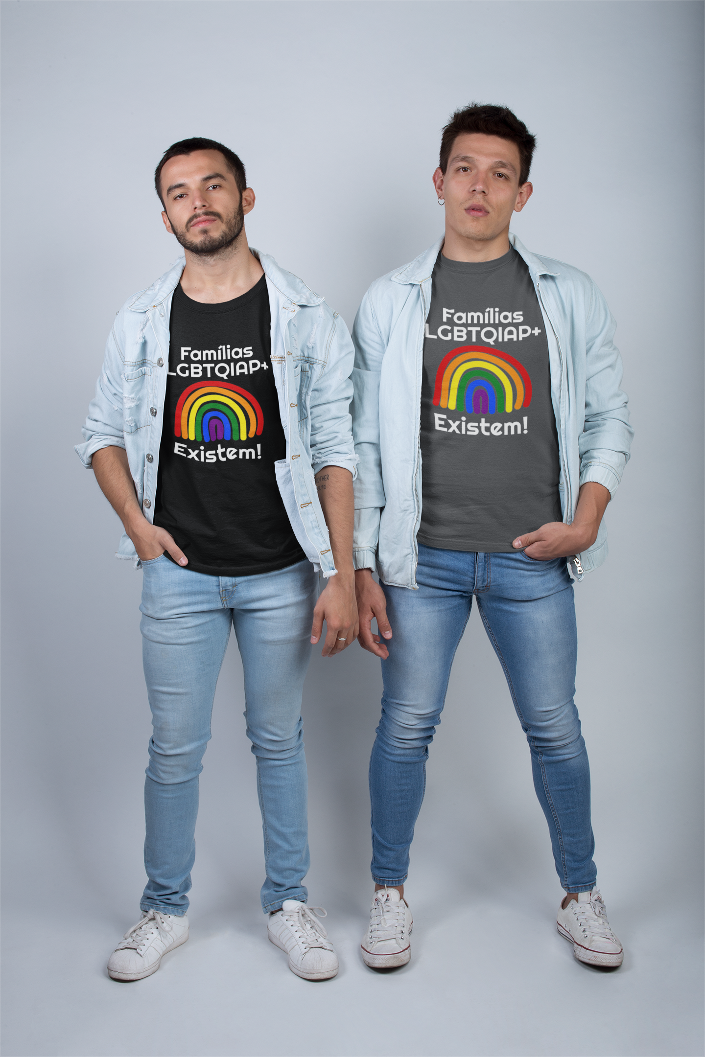 T-shirt Tradicional Famílias LGBTQIAP+