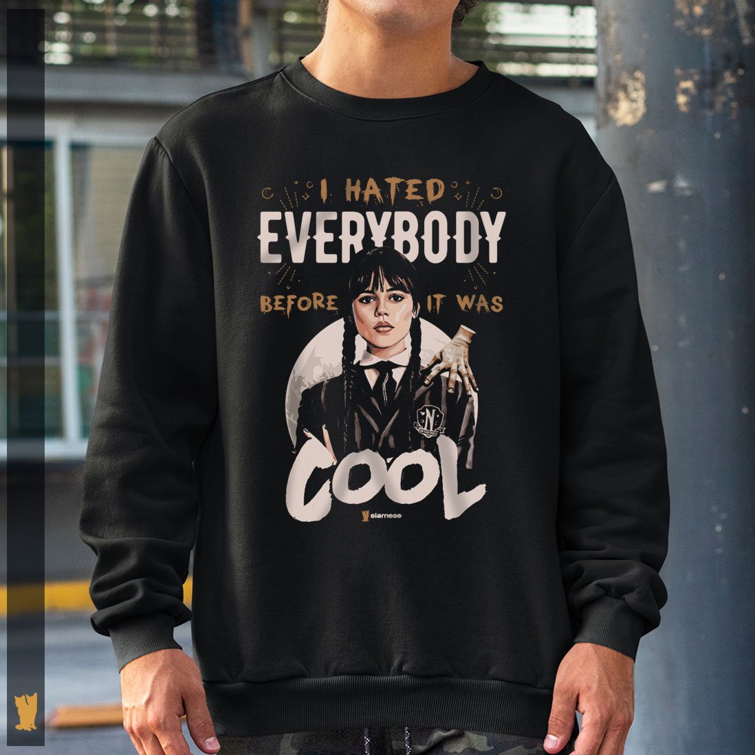 Nome do produto: Moletom Wandinha I Hated Everybody Before it Was Cool