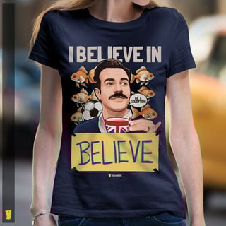 Nome do produto Siamese Feminina Ted Lasso Believe