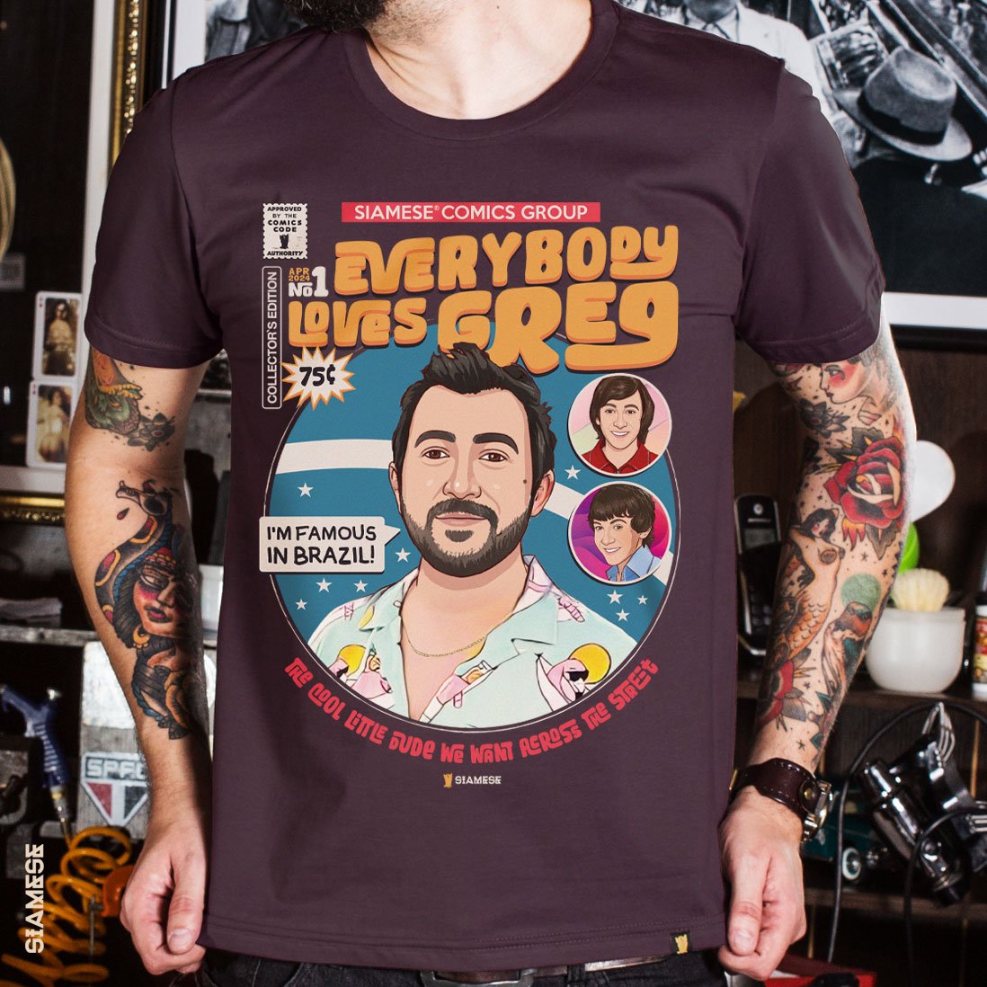 Nome do produto: Siamese Everybody Loves Greg