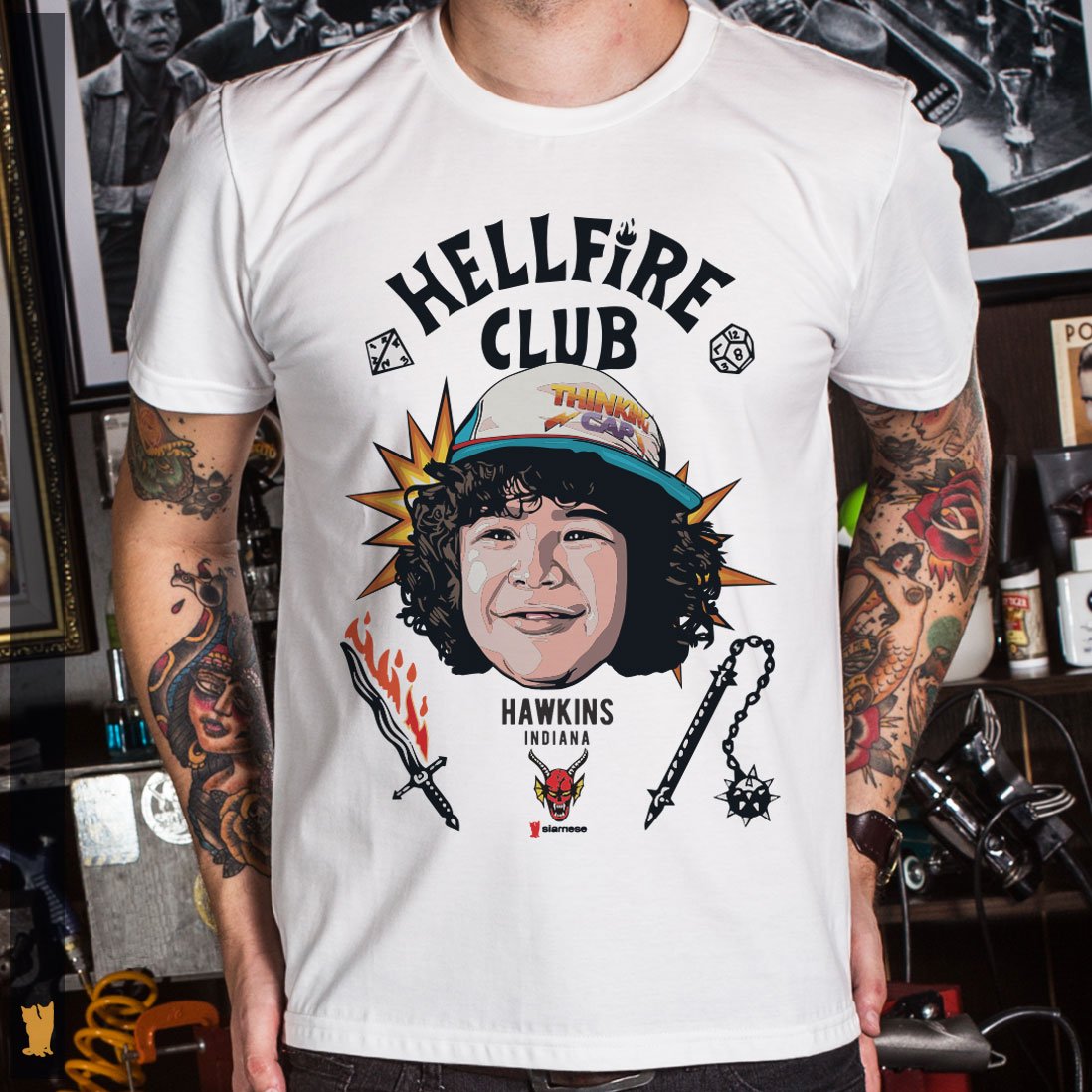 Nome do produto: Siamese Stranger Things Hellfire Club