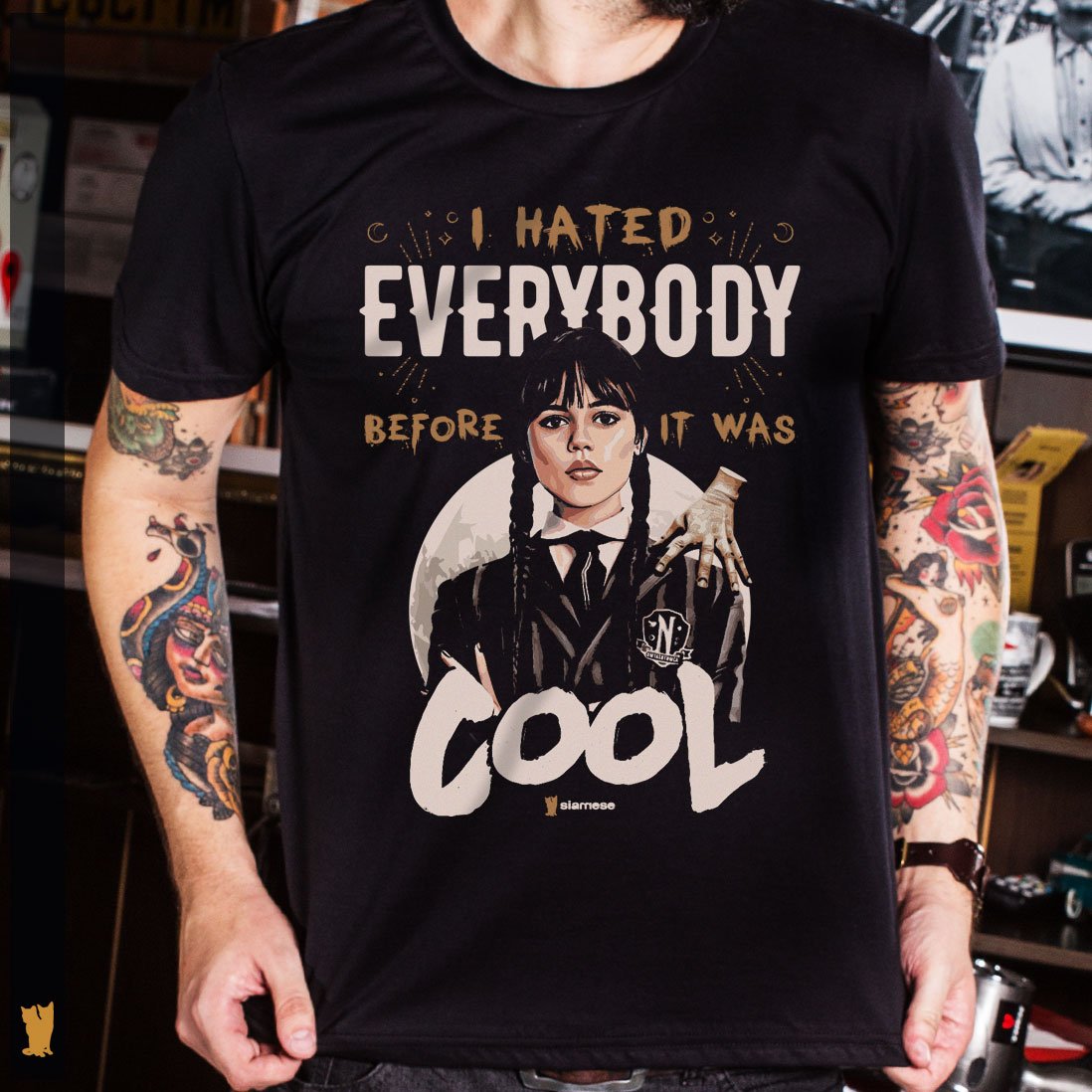 Nome do produto: Siamese Wandinha I Hated Everybody Before it Was Cool