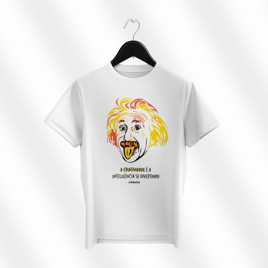 Camisa - Criatividade, Einstein