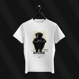 Nome do produtoCamiseta branca - Mentalidade de expedição