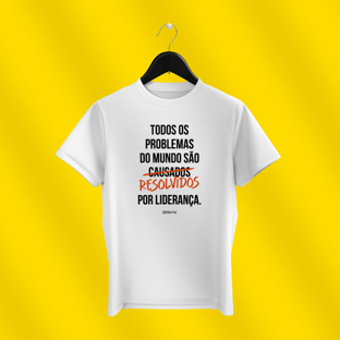 Nome do produtoCamiseta - Todos os problemas do mundo