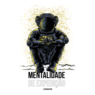 Nome do produtoCamiseta branca - Mentalidade de expedição