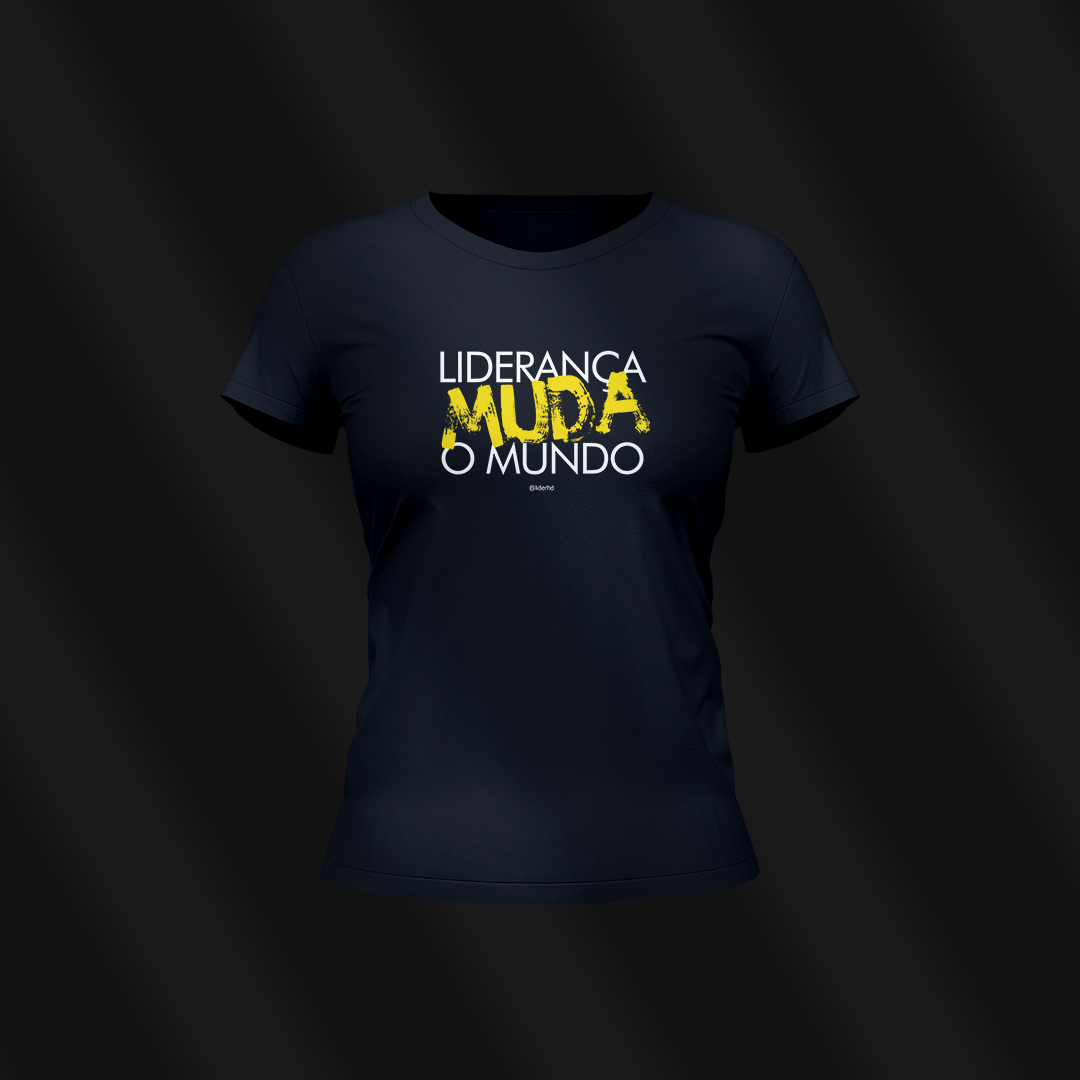 Nome do produto: Baby Look - Liderança muda o mundo