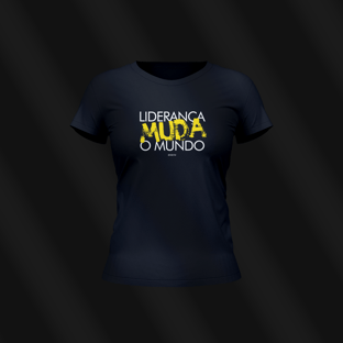 Nome do produtoBaby Look - Liderança muda o mundo