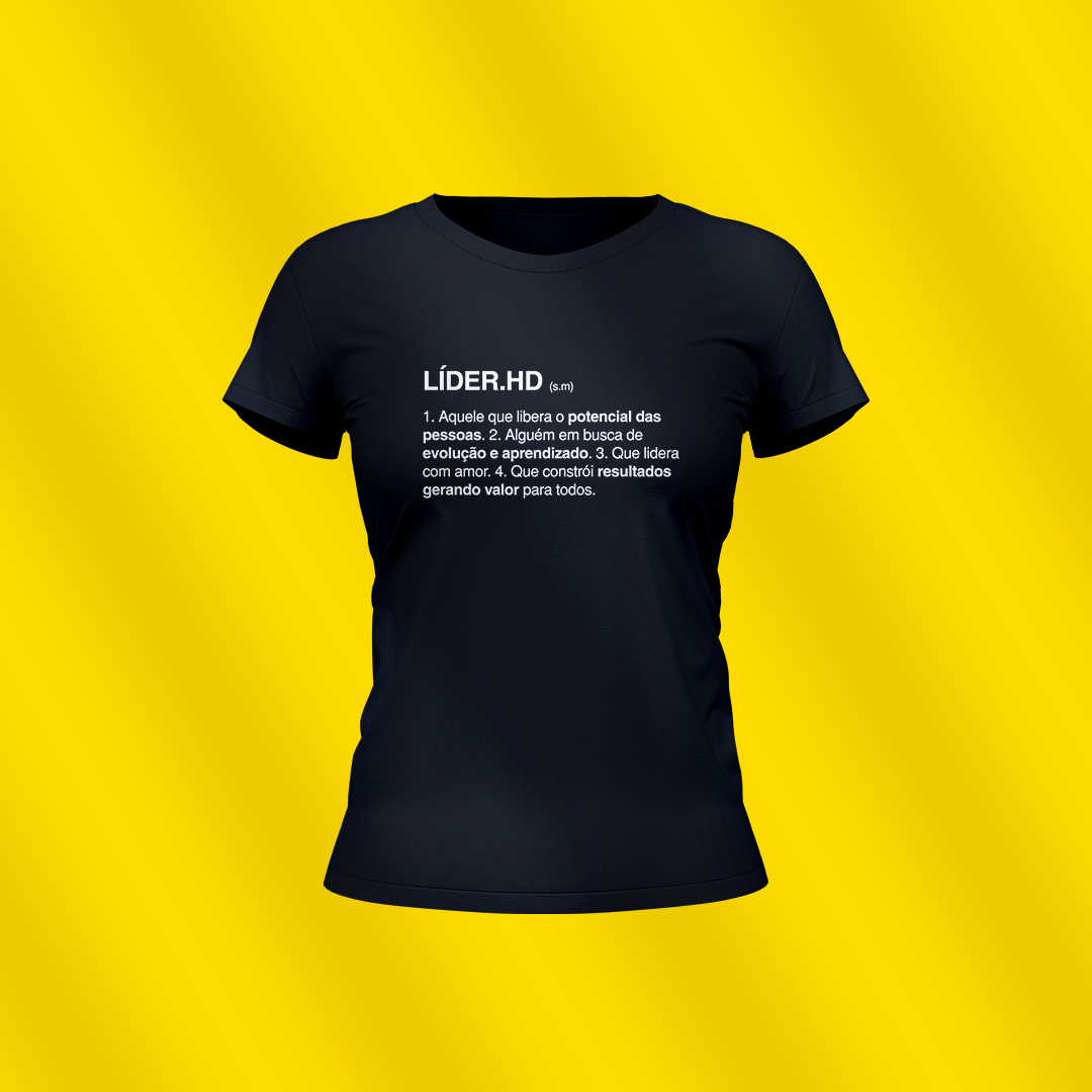 Nome do produto: Baby Look preta - LÍDER.HD, significado