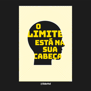 Nome do produtoCamiseta preta - O limite está na sua cabeça