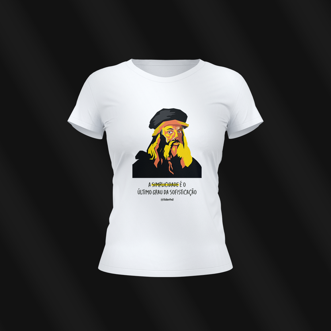 Nome do produto: Baby Look - Simplicidade, Da Vinci