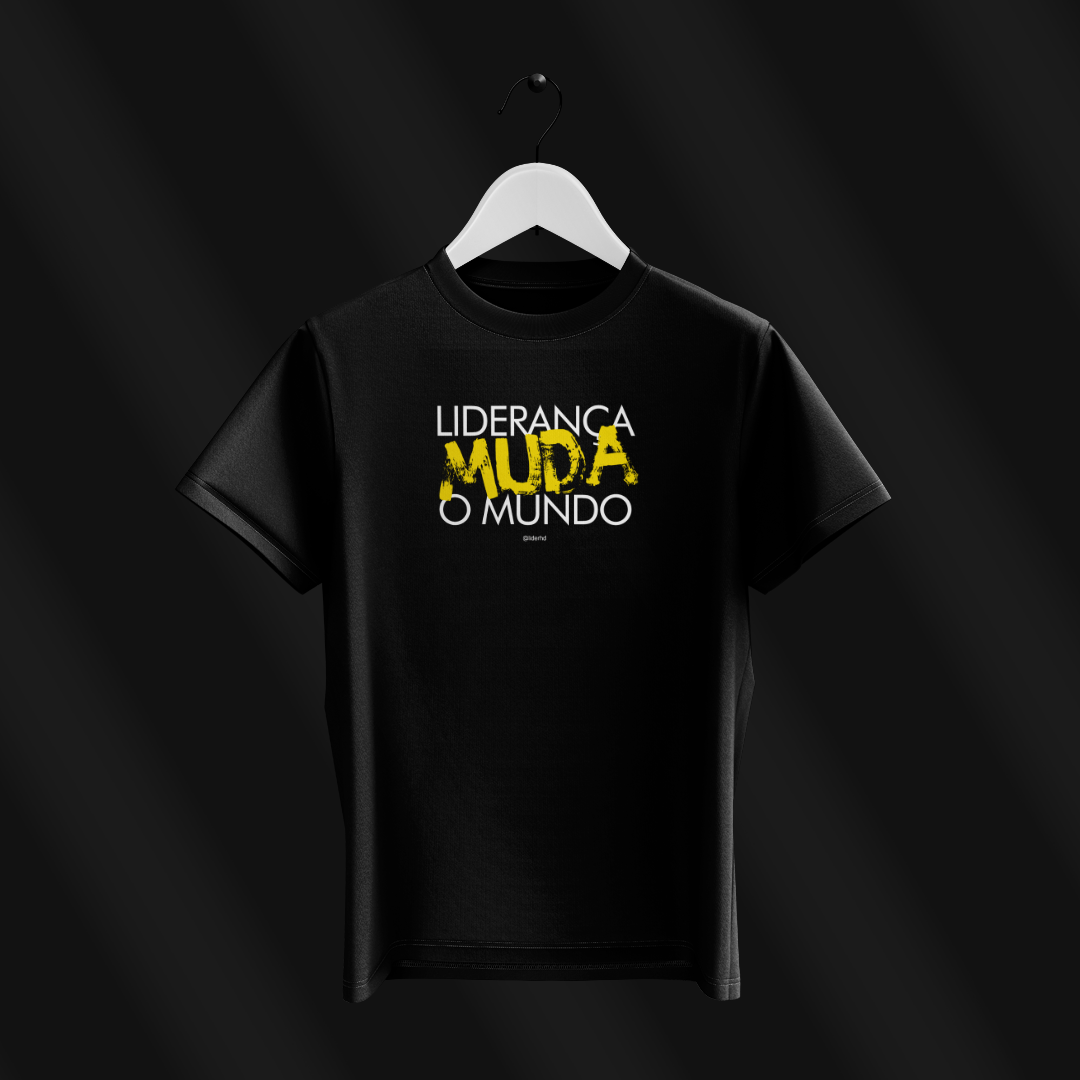 Camiseta - Liderança muda o mundo